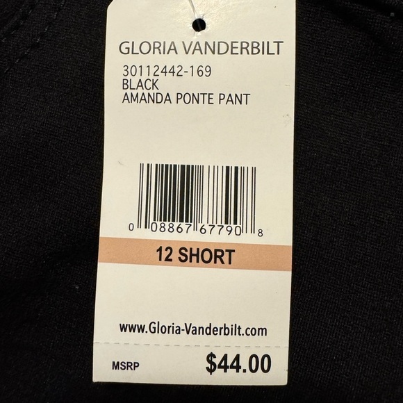 Gloria Vanderbilt Amanda Ponte Jeans Pants - Picture 10 of 13